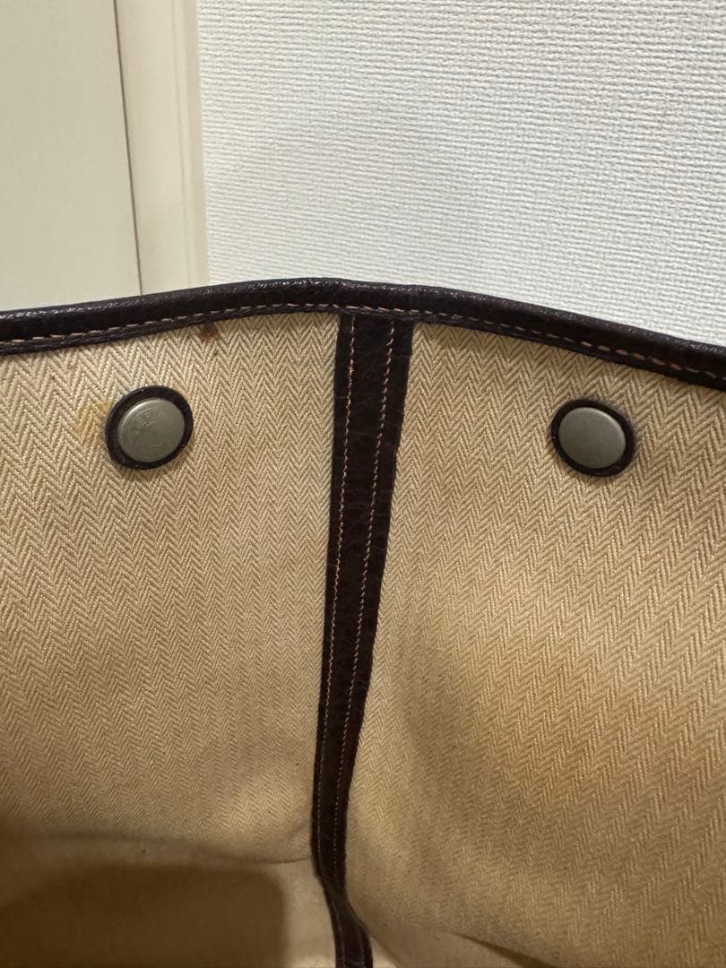 HERMES ガーデンパーティー GM アマゾニア エルメス 経年劣化品