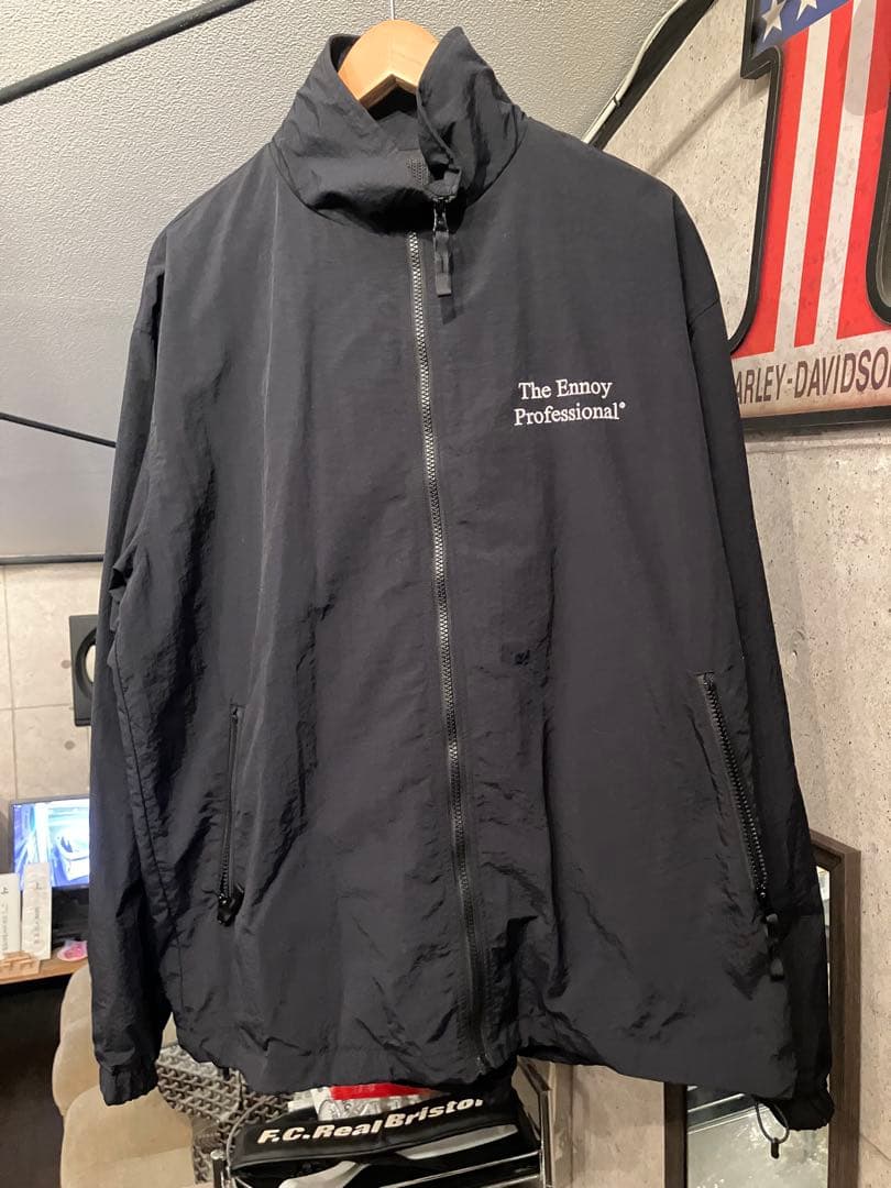 ennoy ENNOY シャカシャカセットアップ　ネイビー　白刺繍