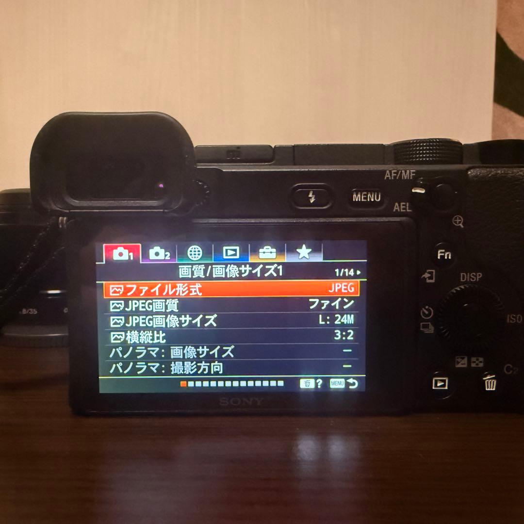 α6400 標準レンズキット＋FE35mm F1.8 セット