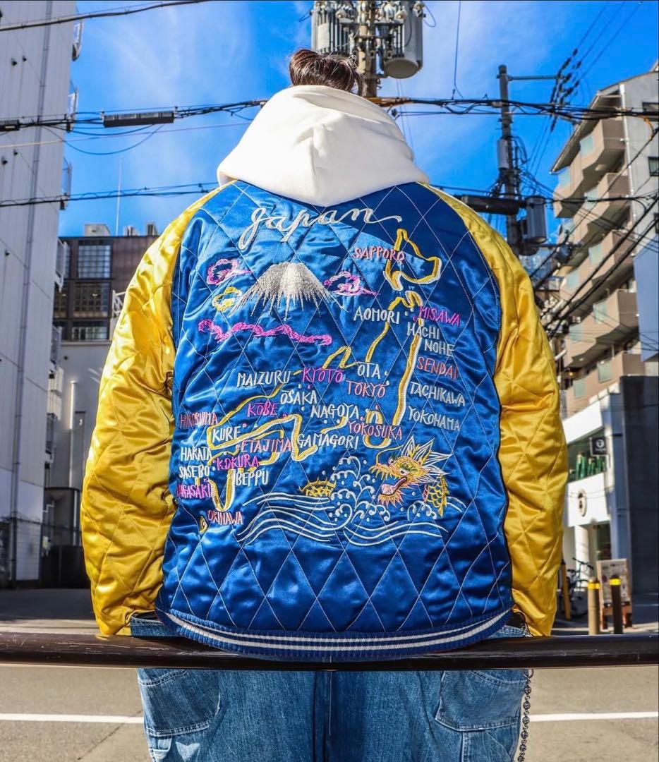 ジャケット・アウター SAPEur SNVG REVERSIBLE SOUVENIR JACKET L