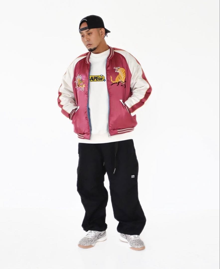 ジャケット・アウター SAPEur SNVG REVERSIBLE SOUVENIR JACKET L