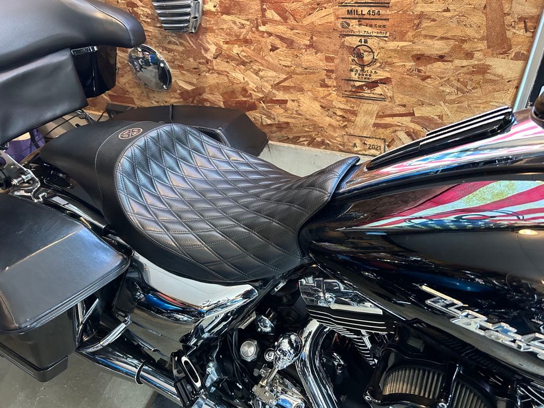 くま‼️ 最終値下げ‼️ ハーレーダビットソンツーリング用シート キルティング