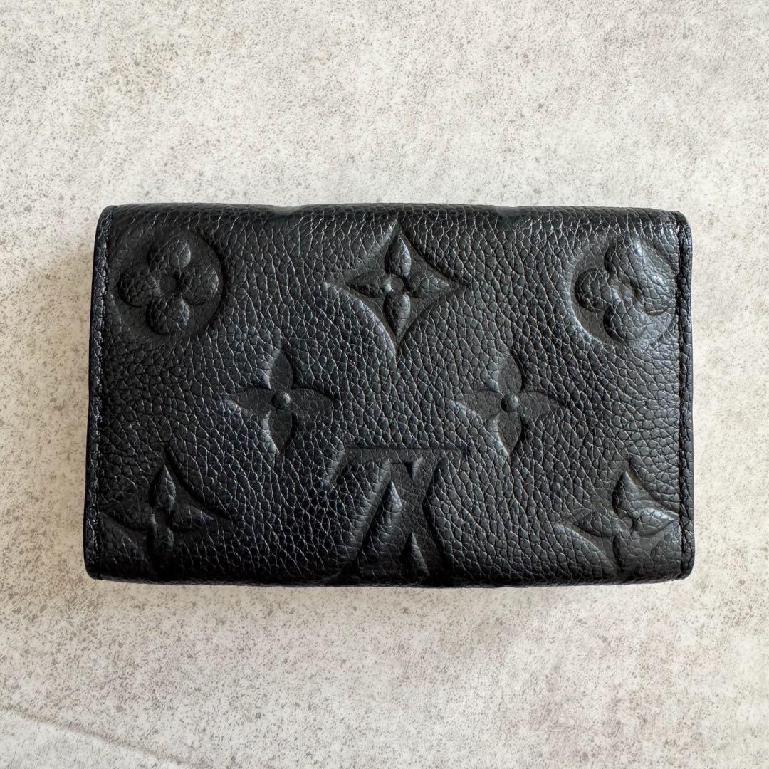 ルイヴィトン　キーケース　6連　モノグラムアンプラント　ミュルティクレ　黒