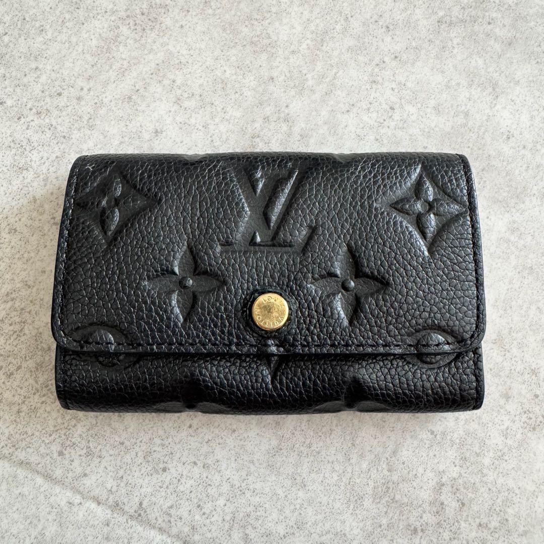 ルイヴィトン　キーケース　6連　モノグラムアンプラント　ミュルティクレ　黒
