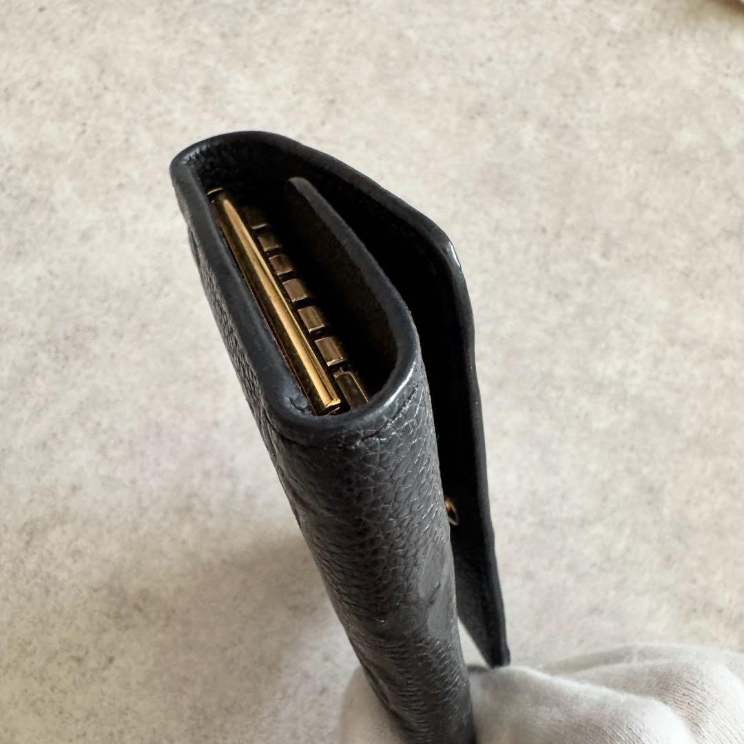 ルイヴィトン　キーケース　6連　モノグラムアンプラント　ミュルティクレ　黒