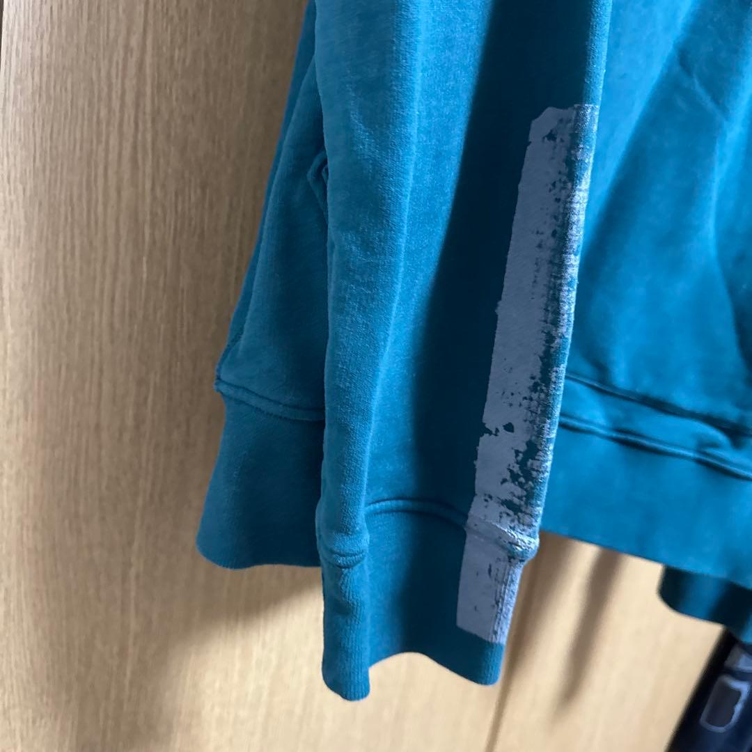 STONE  フード付きトレーナー グリーン