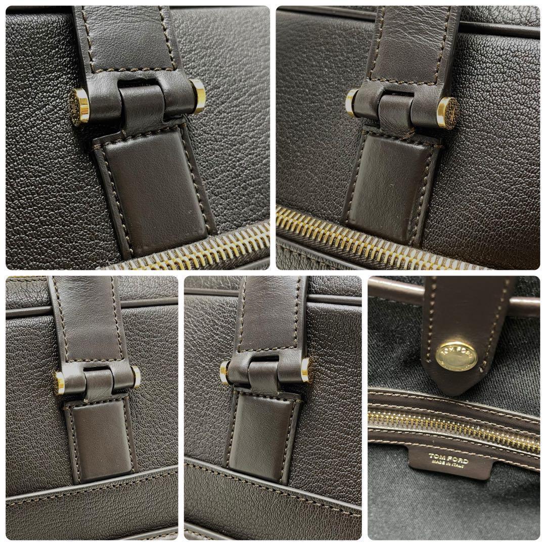 レア品✨TOM FORD トムフォード ブリーフケース ダブルファスナー 大容量
