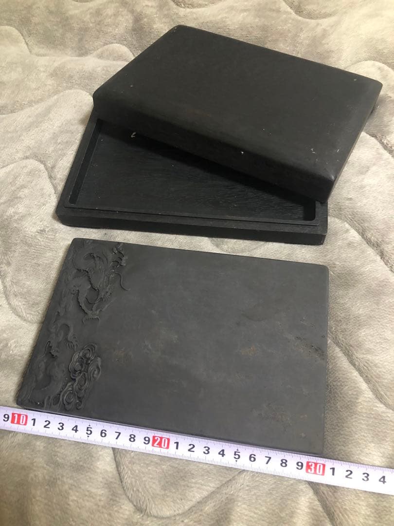 硯　すずり 端溪硯 飛龍硯 文房四寶 書道用品 端渓硯 書道具