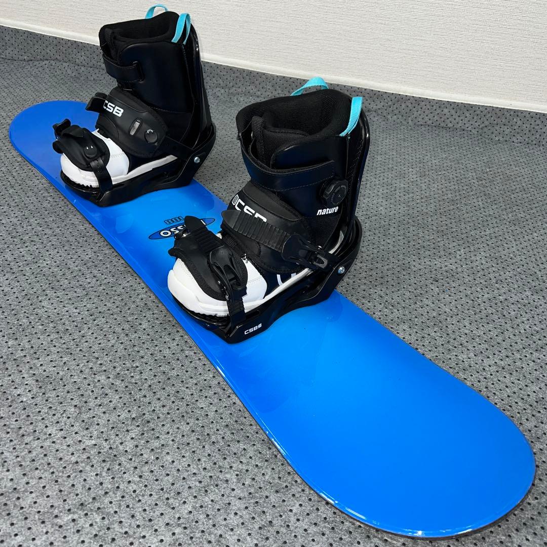 数回使用 108cm キッズスノーボード MASSO×バイン×ダイヤルブーツ