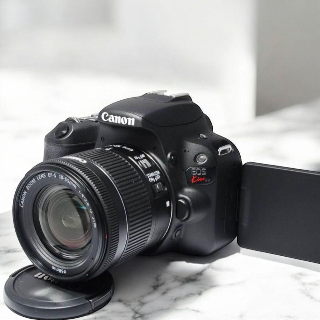♥Wi-Fi搭載♥Canon Kiss X9♥ かんたん操作 一眼スタートセット