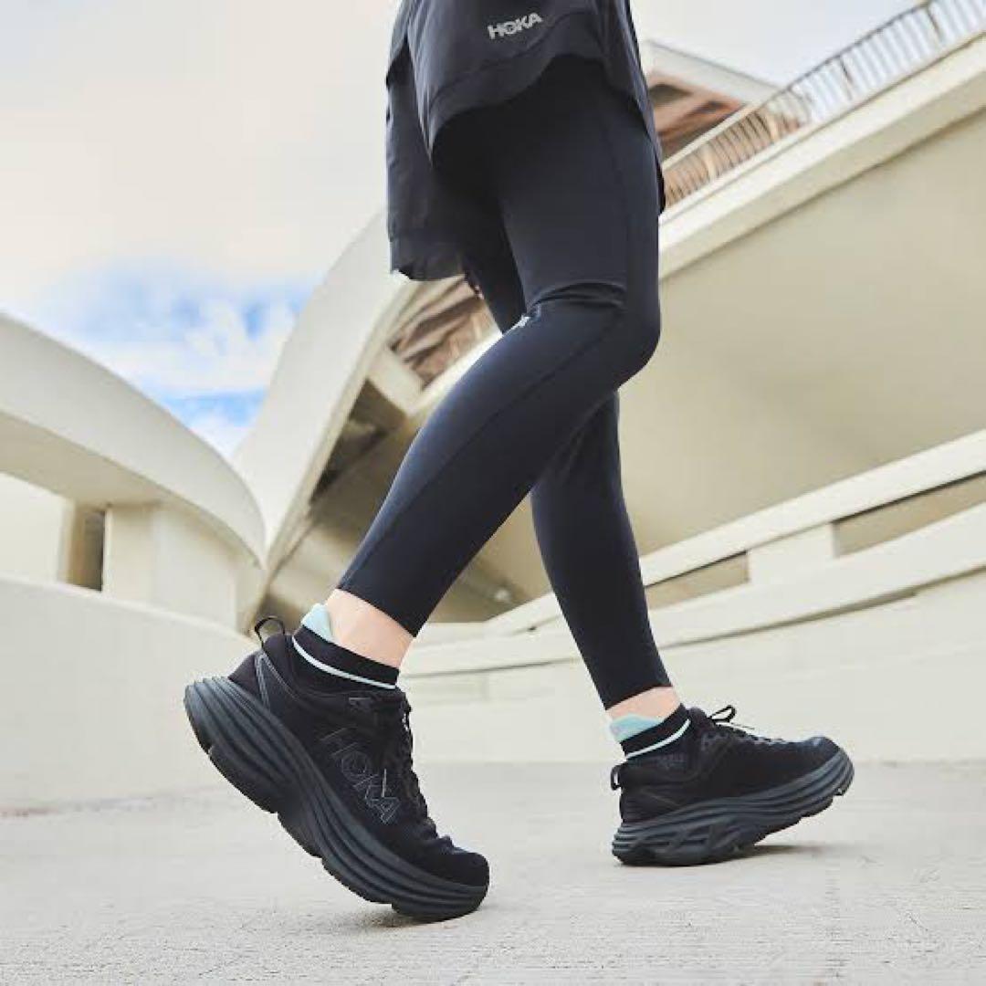 サイズ希少!ほぼ未使用! HOKA BONDI 8 WIDE 厚底 ボンダイ