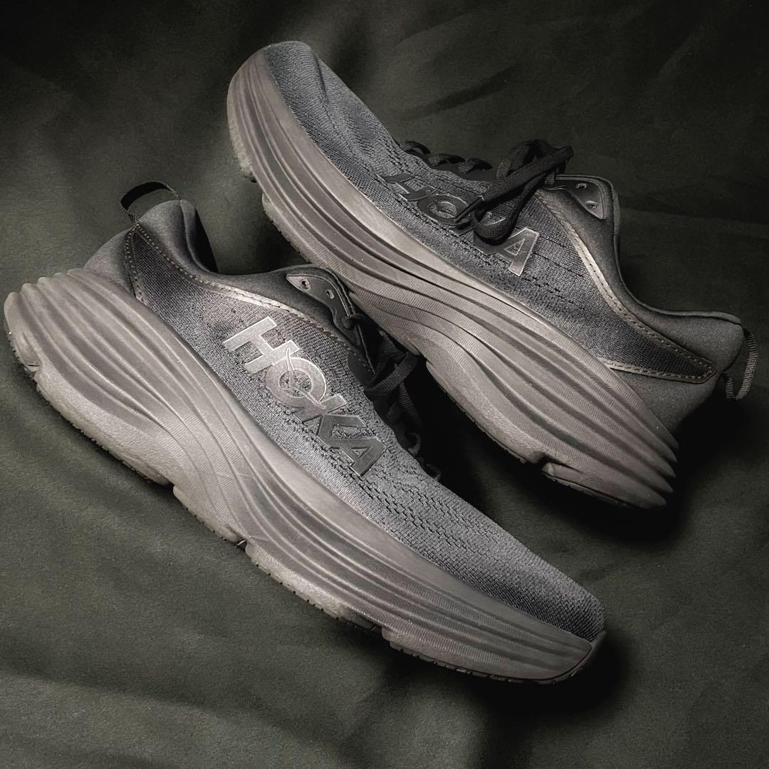 サイズ希少!ほぼ未使用! HOKA BONDI 8 WIDE 厚底 ボンダイ