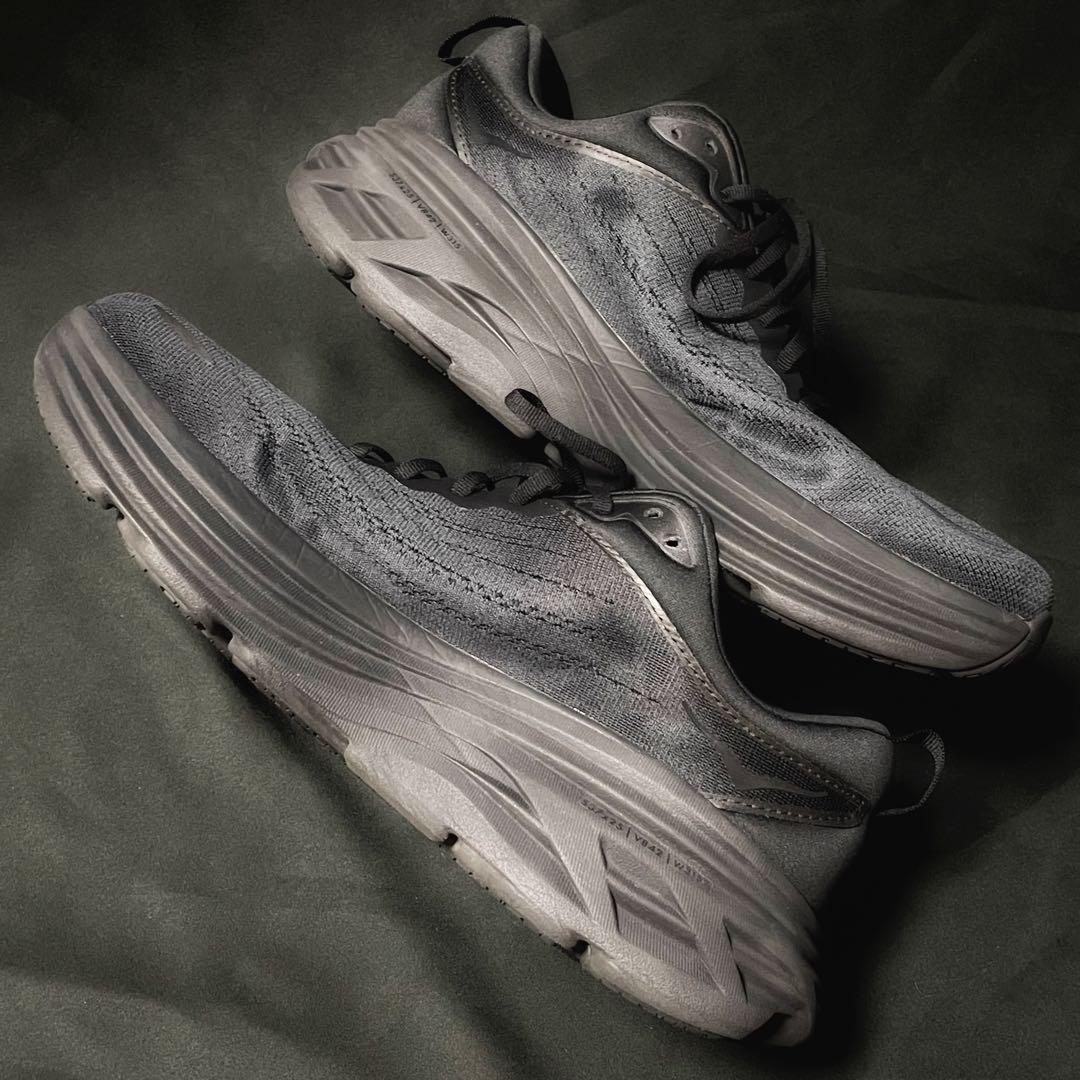 サイズ希少!ほぼ未使用! HOKA BONDI 8 WIDE 厚底 ボンダイ