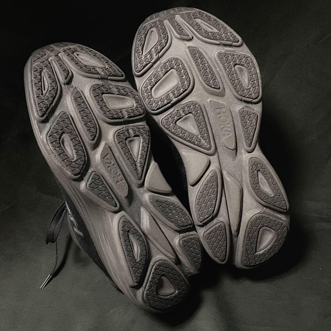 サイズ希少!ほぼ未使用! HOKA BONDI 8 WIDE 厚底 ボンダイ