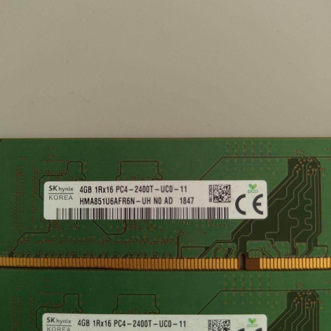 ✱SK hynix 4GB DDR4メモリ 2400MT/s 8枚セット