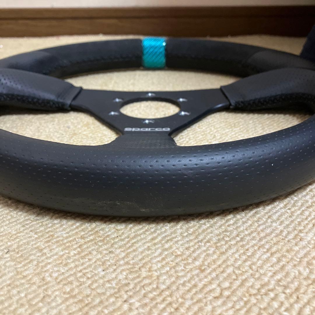 Sparco ステアリング 3スポーク 黒
