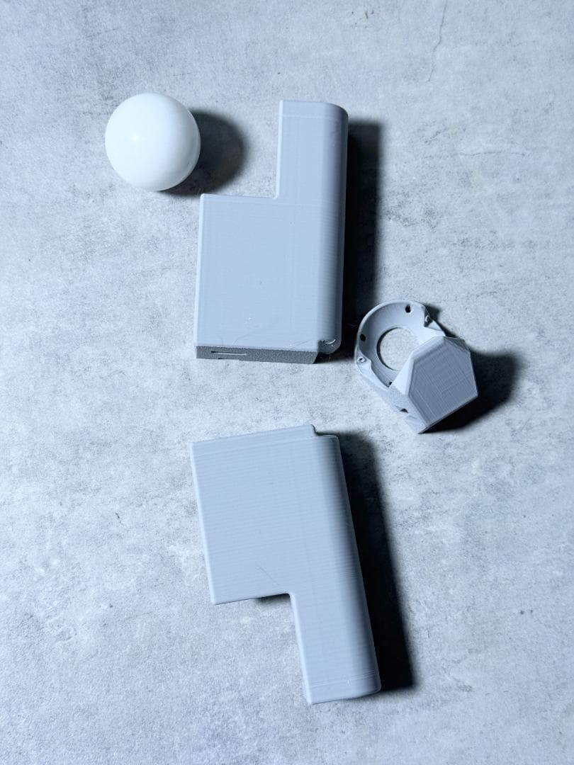 torabo-tsuki LP (S) 乾電池式 左右分割無線キーボード