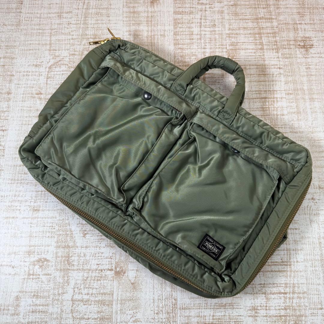 極美品　Porter 廃盤 ポータータンカー ビジネスバッグ 3way A4可