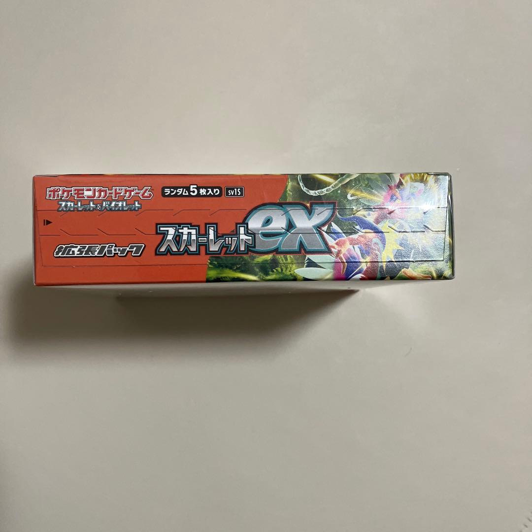 ポケモンカードゲーム スカーレットex ボックス　未開封　シュリンクあり