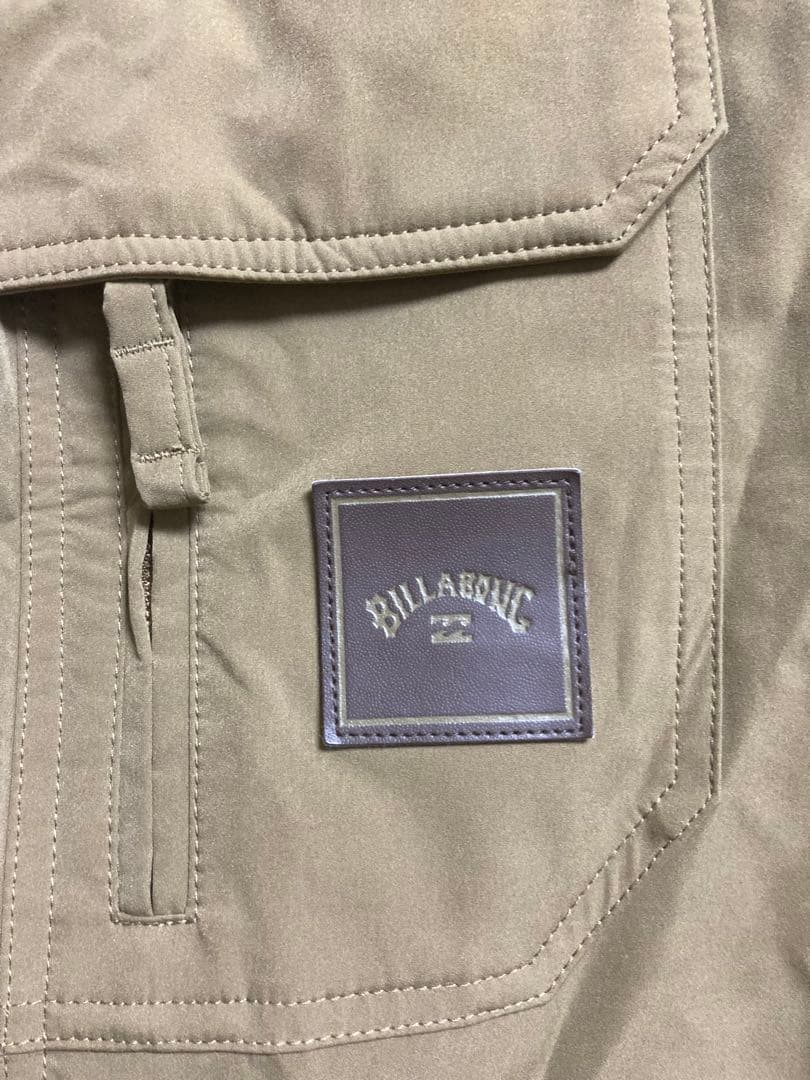 BILLABONG ブラウン スノーボード　ビブパンツ　オーバーオール Mサイズ