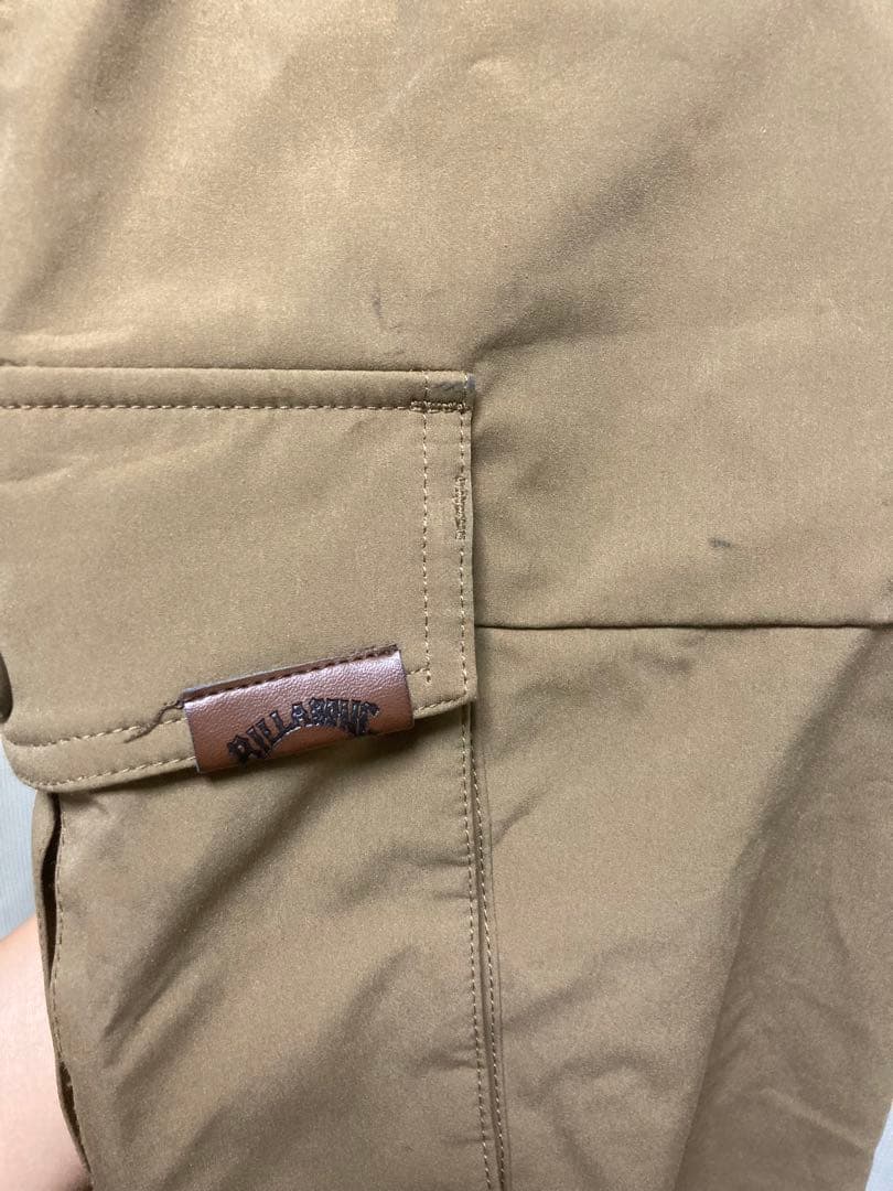 BILLABONG ブラウン スノーボード　ビブパンツ　オーバーオール Mサイズ