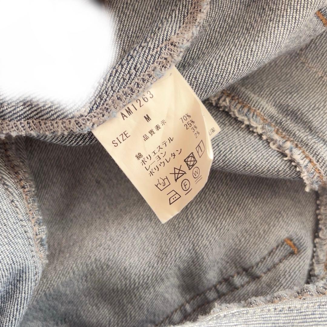 パンツ andmary Heart hip denim allinone M