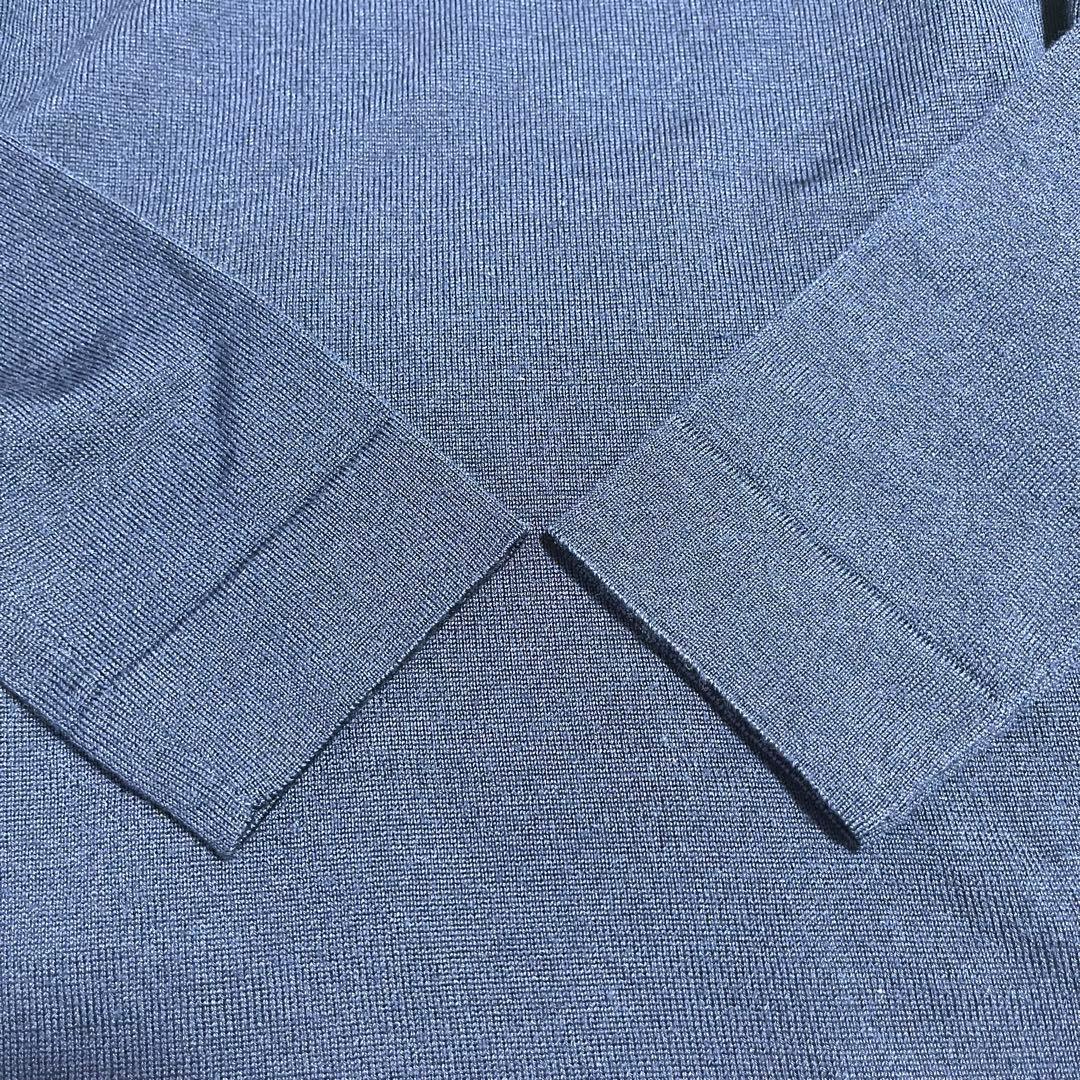 PRADA プラダ ニット シルク ウール ネイビー 40サイズ トップス