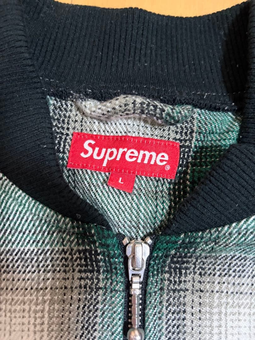 残*☀様 Supreme Shadow Plaid Bomber Jacket