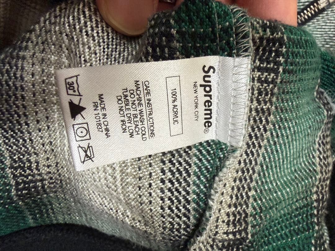 残*☀様 Supreme Shadow Plaid Bomber Jacket