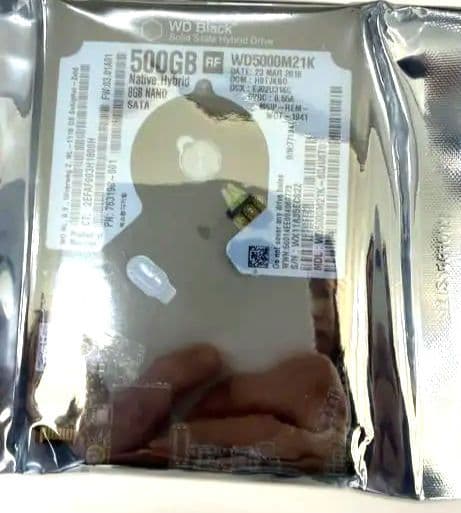 WD Black 500GB 2.5インチ 高速モデルノートPC用上位シリーズ