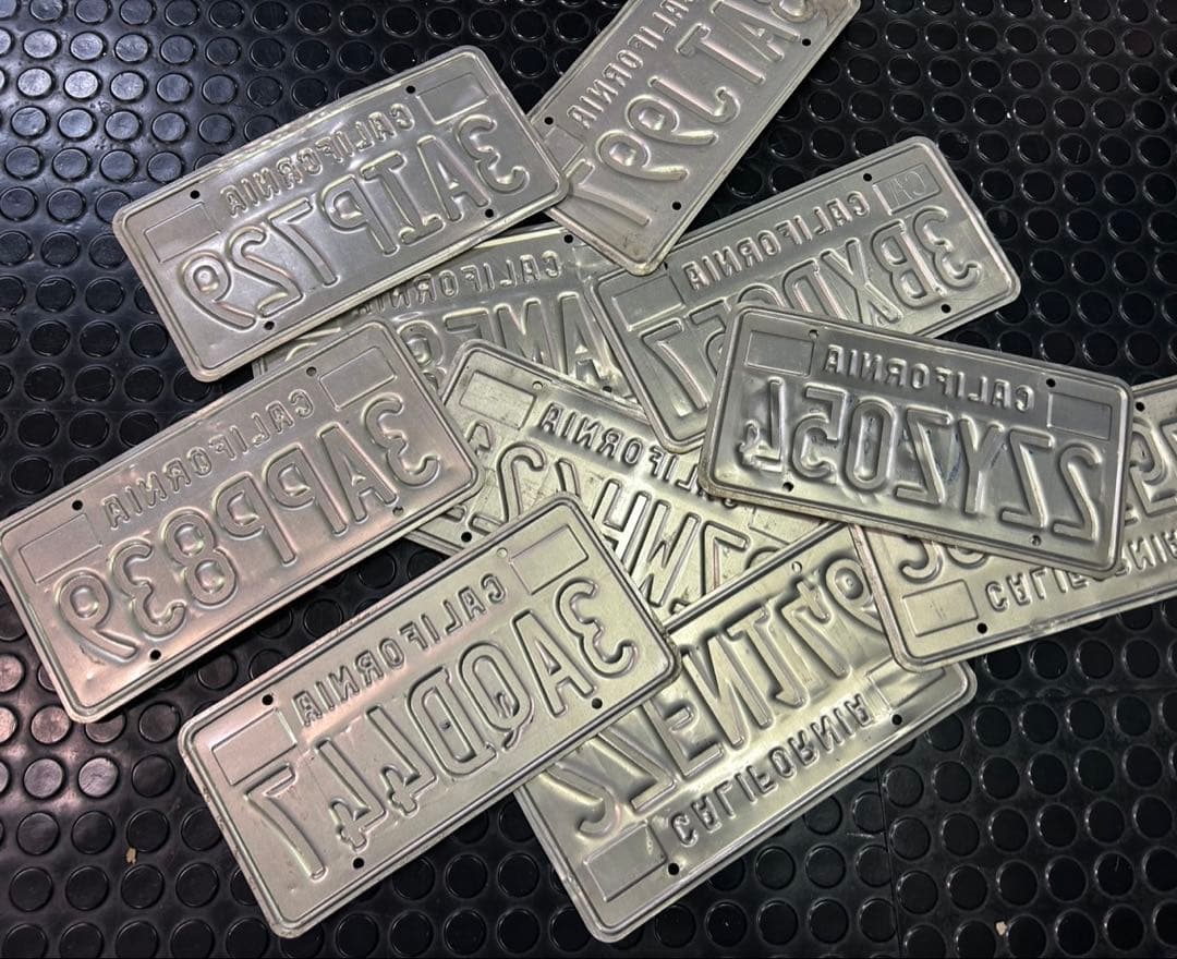 本物❗️激安‼️カリフォルニア ナンバープレート 10枚