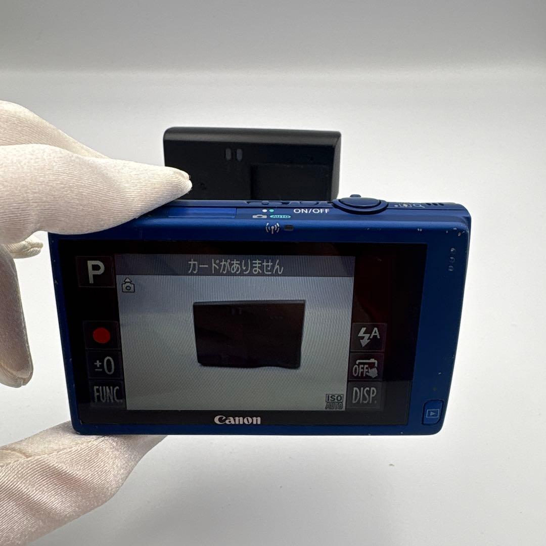 Canon IXY 420F 青色　コンパクトデジタルカメラ　ブルー