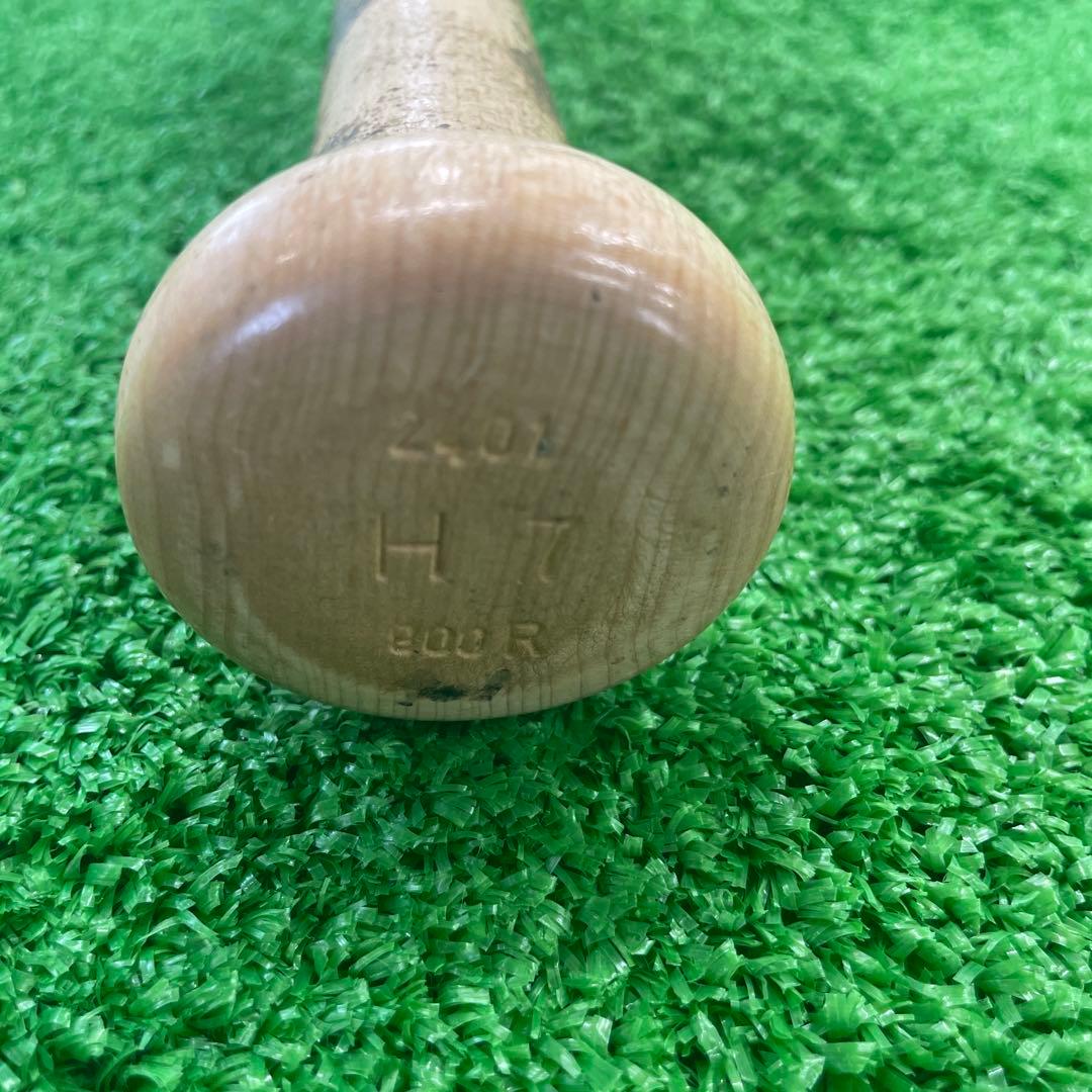 ⚫️NPB. SSK. 中村晃選手. 実使用硬式木製バット(送料込)最終値下品