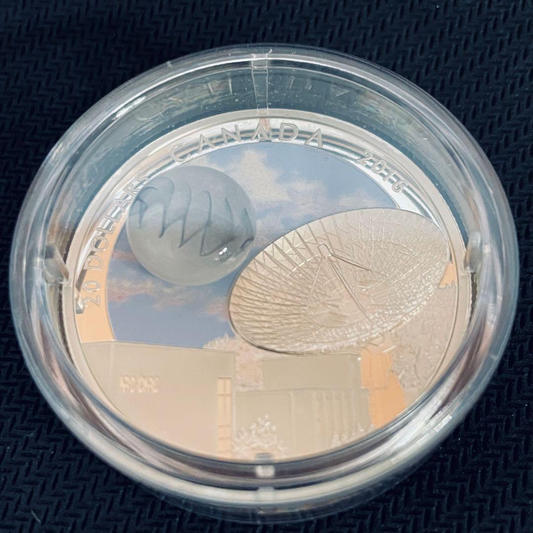 ［限定］カナダ国立研究評議会 1オンス記念銀貨 COA付 2016 希少
