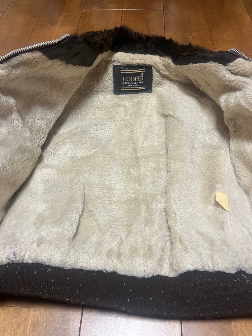 80,s cooper G1フライトMADE IN USAレザージャケット