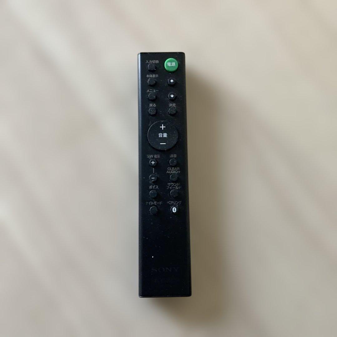 SONY サウンドバー サブウーファー セット　HT-CT380 リモコン