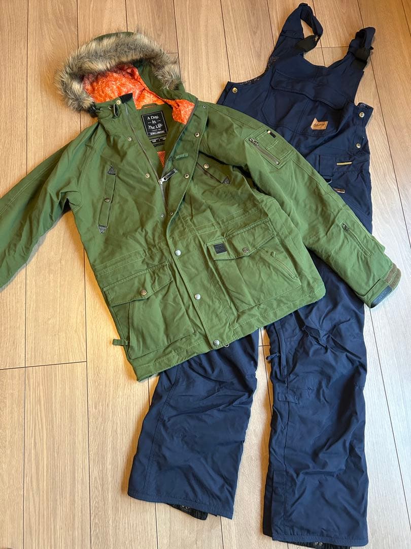 billabong ビラボン　上下セット　ビブパンツ　メンズ