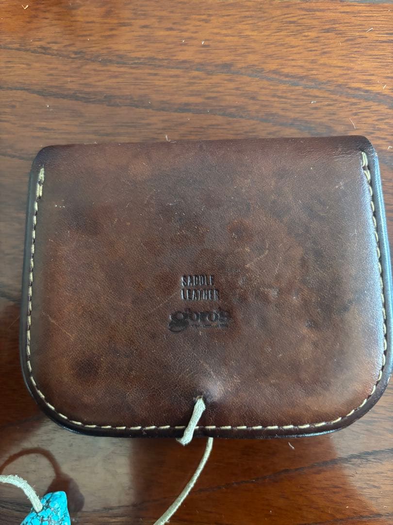 ゴローズ　角形小銭入れ　マチなし　goro's