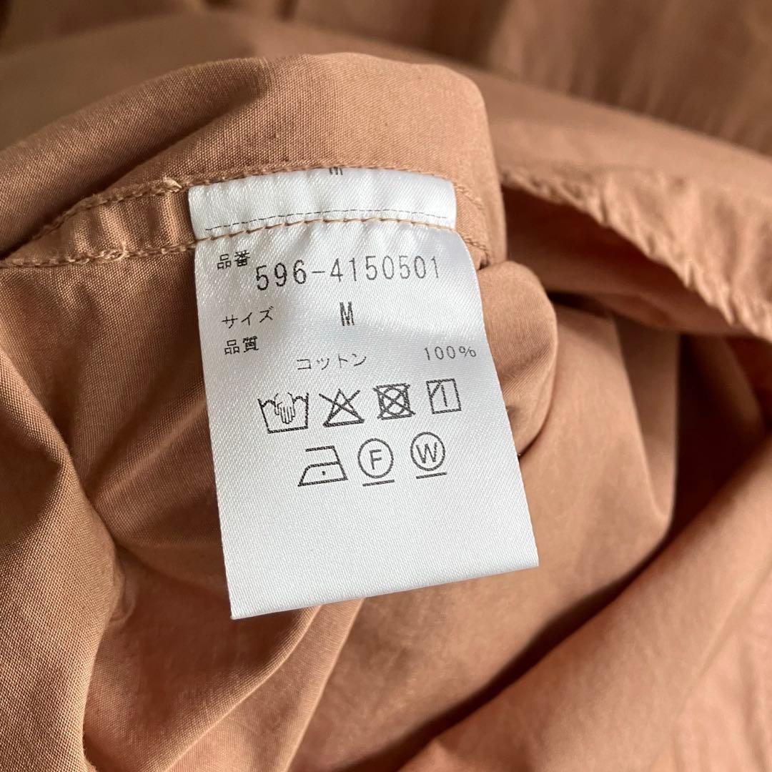 24SS MHL. COMPACT COTTON POPLIN シャツ ブラウン