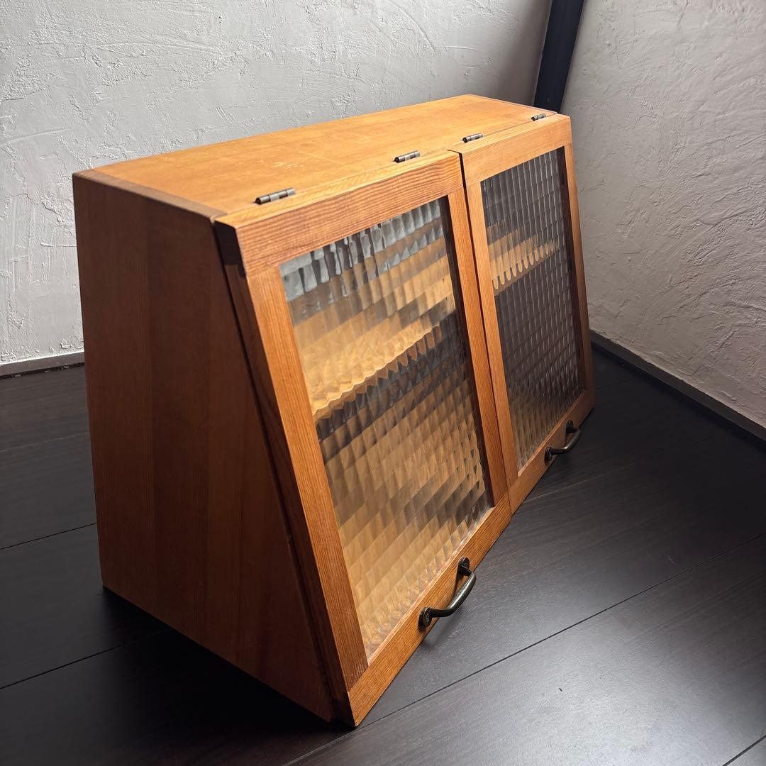 木製 キッチン 収納 ショーケース 収納ラック 調味料 レトロ アンティーク