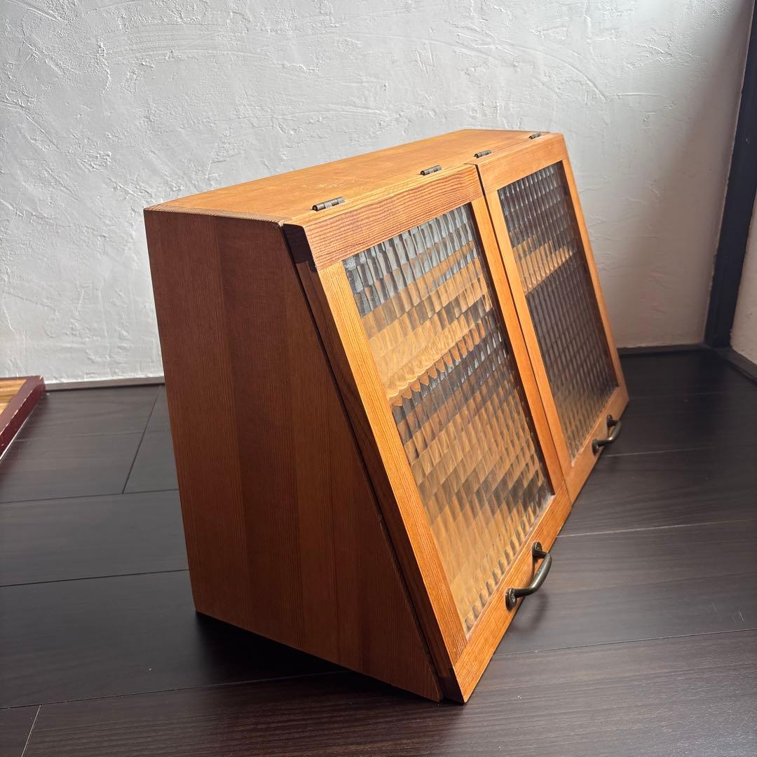 木製 キッチン 収納 ショーケース 収納ラック 調味料 レトロ アンティーク