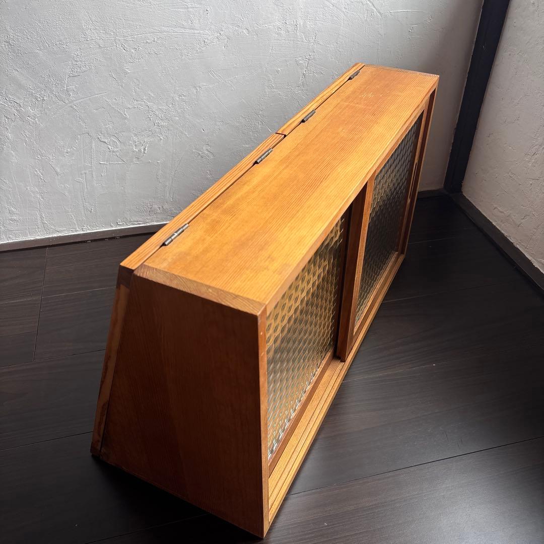 木製 キッチン 収納 ショーケース 収納ラック 調味料 レトロ アンティーク