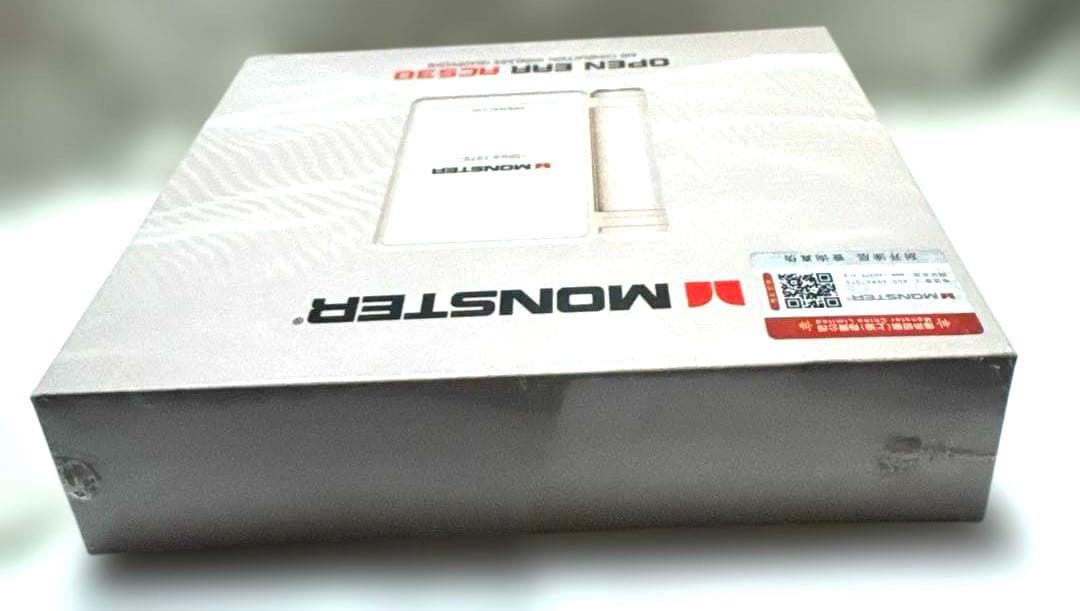 MONSTER OPEN ERR AC530 BOOK型耳穴塞がない音漏れしない