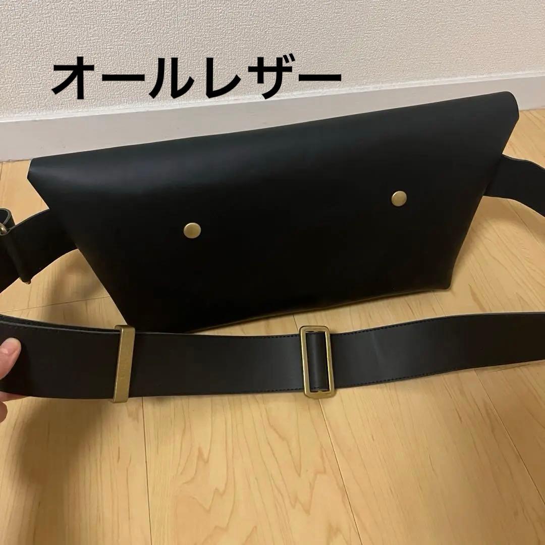 N*X様 【ほぼ新品】Uni&co ユニアンドコー　オールレザー　ブラック　Sサ