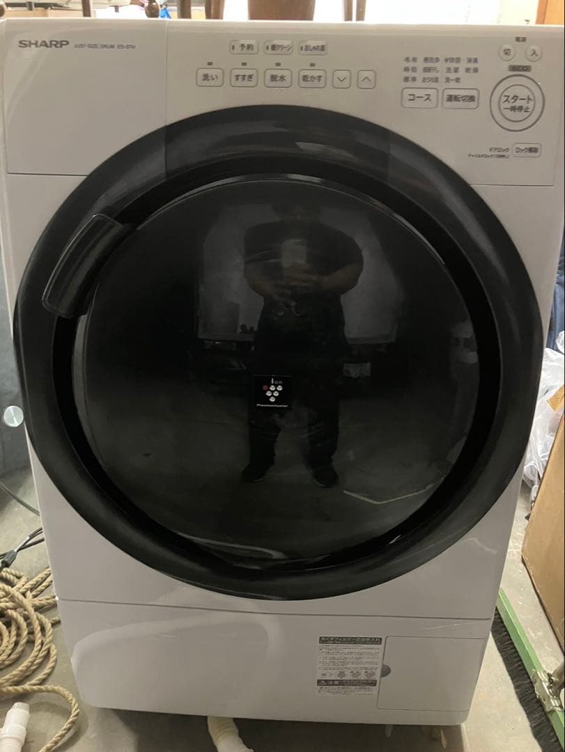 SHARP ドラム式洗濯機　ES-S7H-WR 2023年製