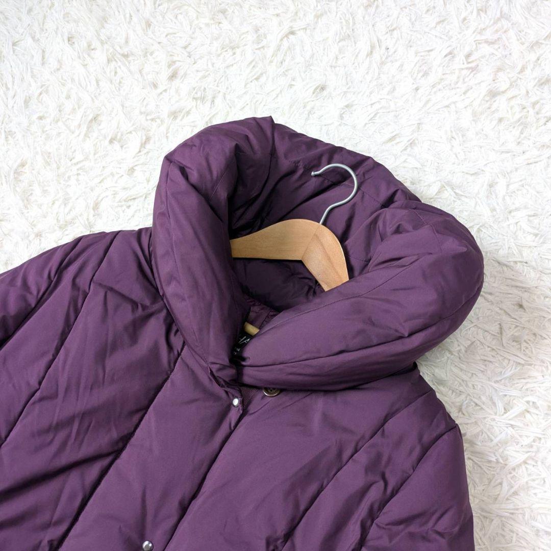 CHARLE×World【コラボ/限定品】高級ダウンジャケット〈Ｌ〉EL90 紫