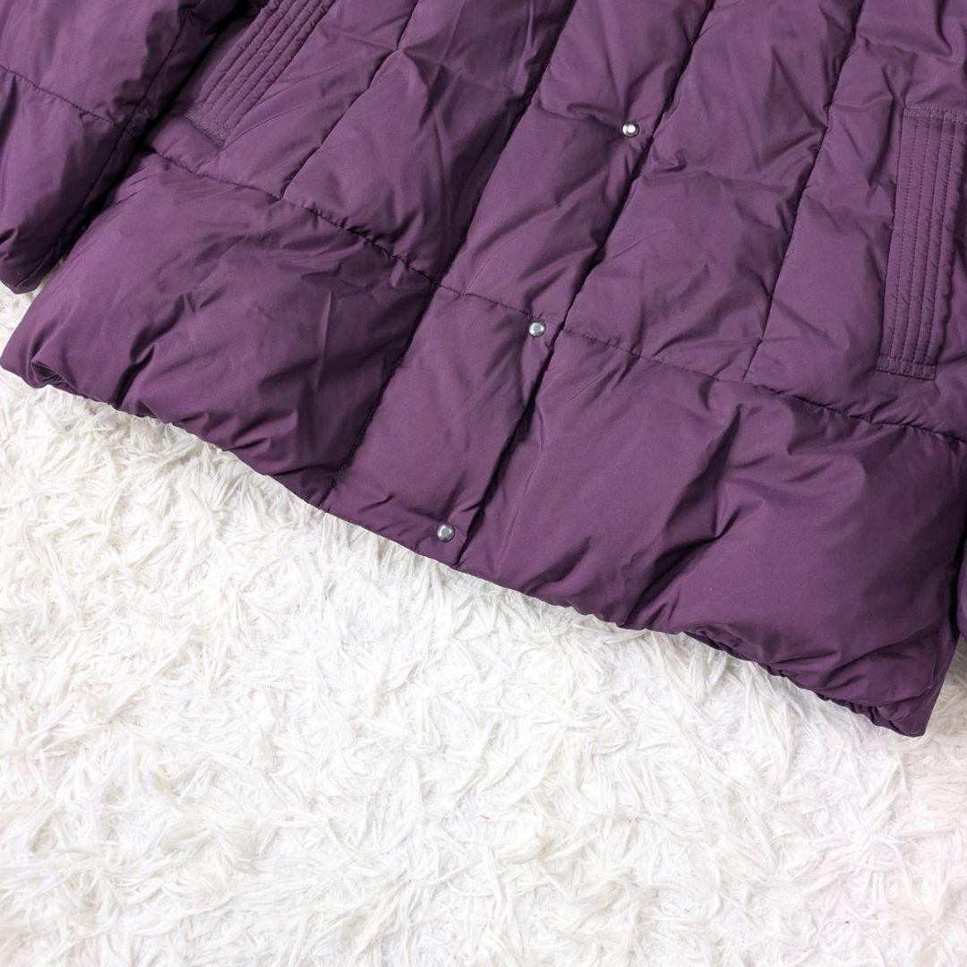 CHARLE×World【コラボ/限定品】高級ダウンジャケット〈Ｌ〉EL90 紫