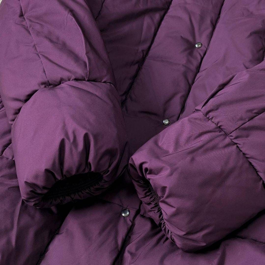 CHARLE×World【コラボ/限定品】高級ダウンジャケット〈Ｌ〉EL90 紫
