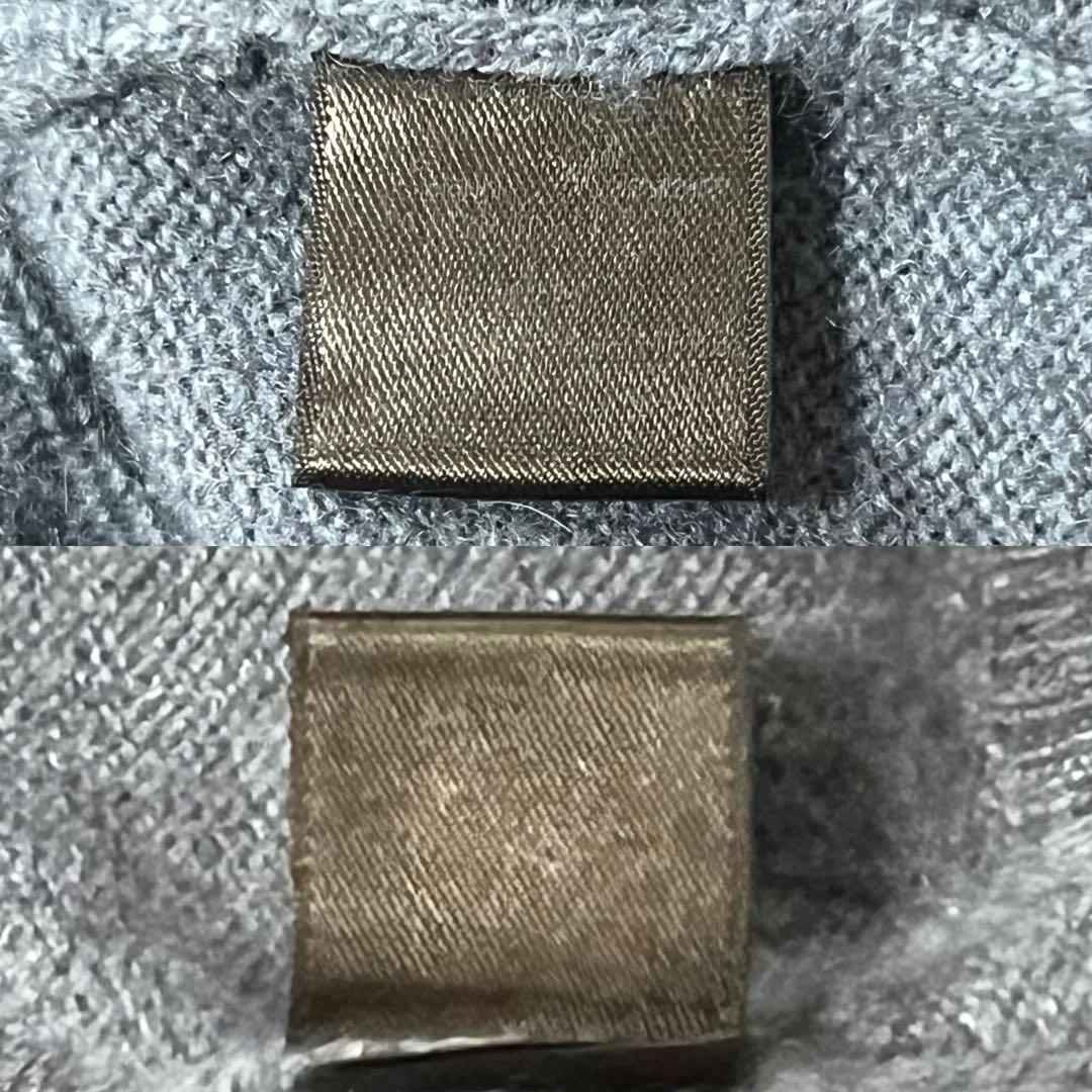 美品 ロロピアーナ ベビーカシミヤ100% 薄手ニット 大きいサイズ グレー42