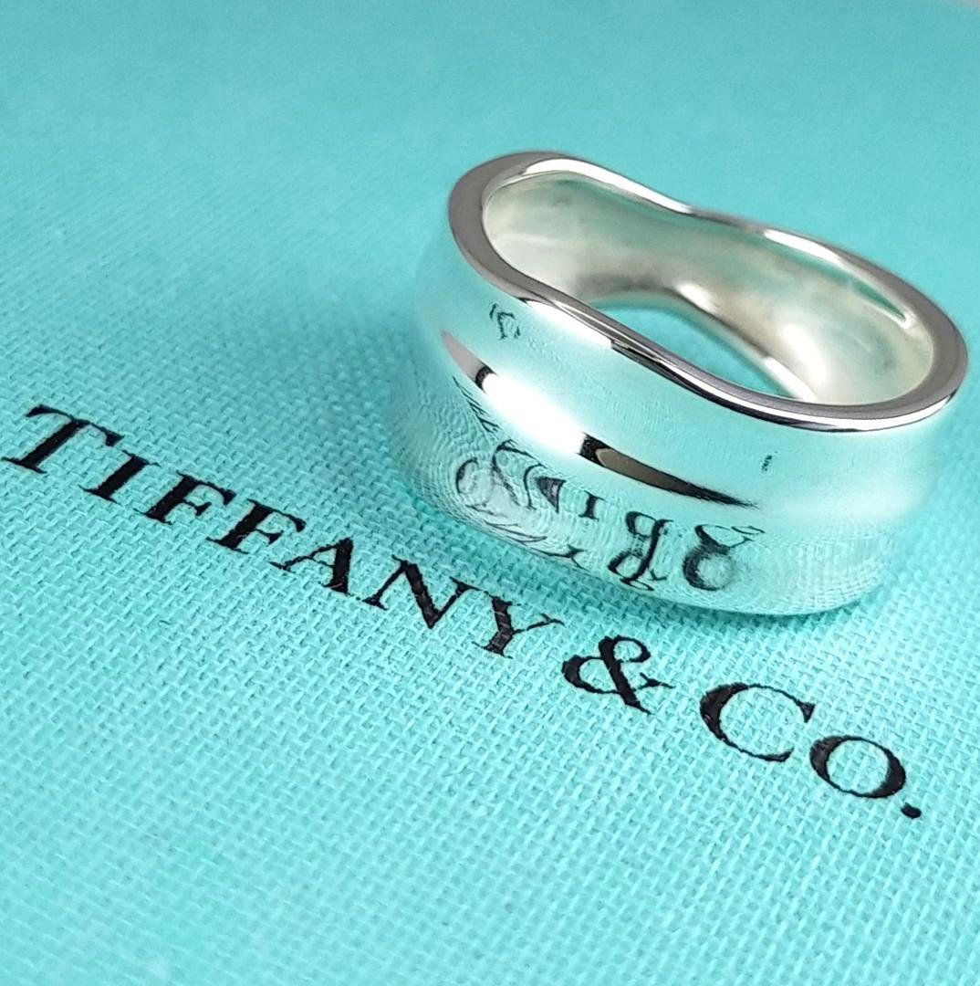 ★SALE★【ティファニー】リーフ　葉っぱ　リング　１４号　2603